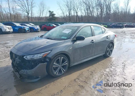 2021 Nissan Sentra Sr Xtronic Cvt из США, поврежденный, VIN 3N1AB8DV7MY225758